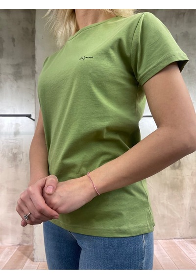 Vigoss Baskılı Kadın T-shırt 13193-03370 Olıve