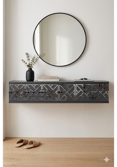 Da1238as Arex Dresuar , Antre Hol Rafı Antrasit-silver 120cm