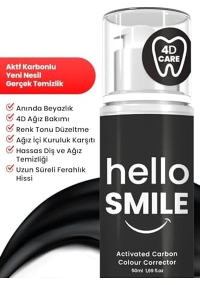 Aktif Karbonlu Anında Beyazlatıcı Diş Jeli