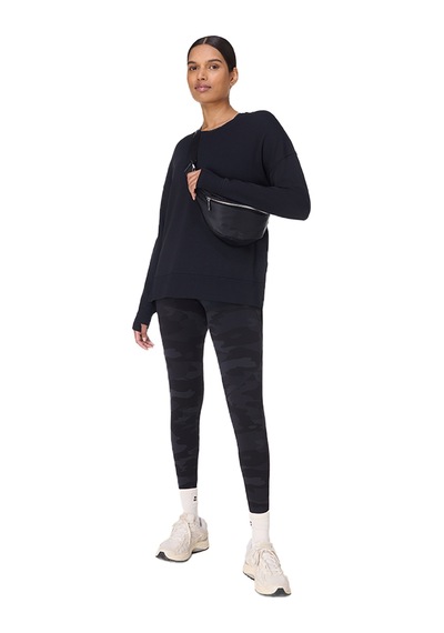 Sweaty Betty Sweaty Betty After Class Longline Sweatshir Kadın Siyah Sweatshirt Blk Siyah