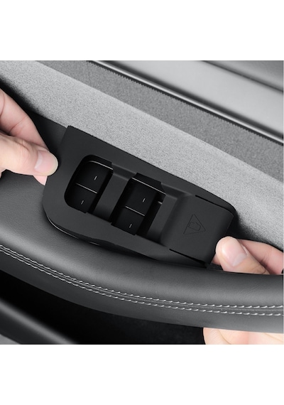 Tesla Juniper Ön Arka Kapılar Cam Açma Modül Çerçevesi Siyah 4 Adet