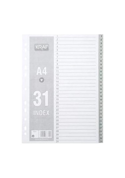 Kraf 1-31 Rakam Pp Ayraç