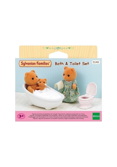 5148 Sylvanian Families Banyo Ve Tuvalet Seti Figürler Dahil Değildir +3 Yaş Standart