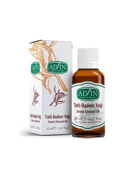 Alvin Tatlı Yağı, Soğuk Sıkım,yüzde Yüz Saf Ve Doğal, 20 Ml