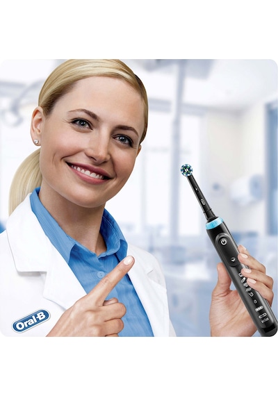 Oral-B Cross Action Şarjlı Diş Fırçası Yedek Başlığı Siyah 2'li