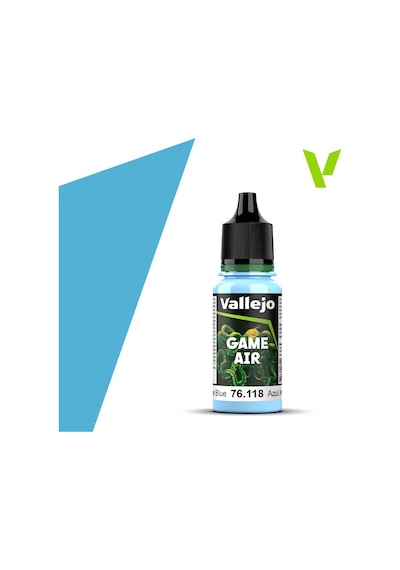 Vallejo 76118, 18 Ml. Sunrise Blue Model Air Maket Boyası Standart