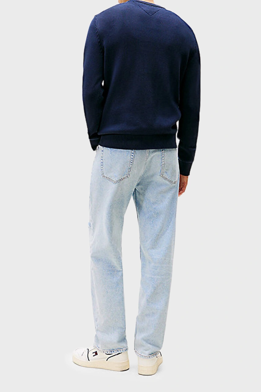 Tommy Jeans Erkek Kazak Dm0dm21787 C1g Lacivert Lacivert