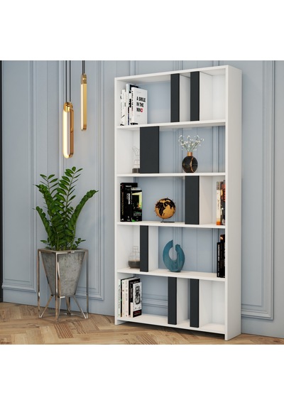 Variant Variant Lima Kitaplık - Beyaz / Antrasit