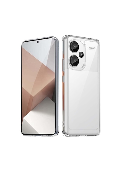 Logis Redmi Note 12 Pro Plus Kılıf Süper Silikon Şeffaf Şeffaf