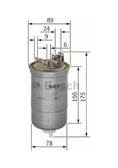 BOSCH 450906267 MAZOT FİLTRESİ POLO CLASSIC CADDY II 96- TRANSPOR
