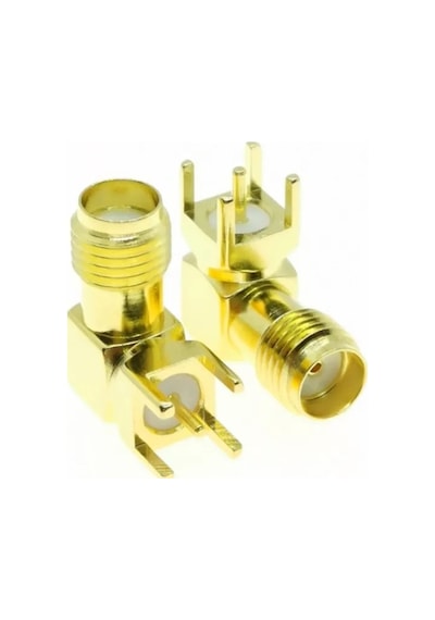 Sma Dişi Şase Pcb Tipi 90 Derece Gold Rf Konnektör Sfp90