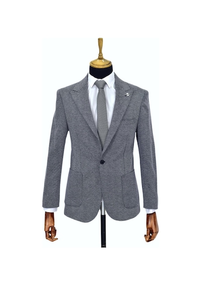 Erkek Tek Spor Ceket Çift Yırtmaçlı Bgl-st03983 Lacivert Erkek Tek Spor Ceket Çift Yırtmaçlı Bgl-st03983 Lacivert