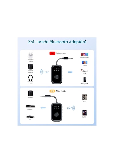 5.4 Bluetooth Alıcı -verici Rx-tx Aynı Anda 2 Cihaza Bağlanabilme Özelliği