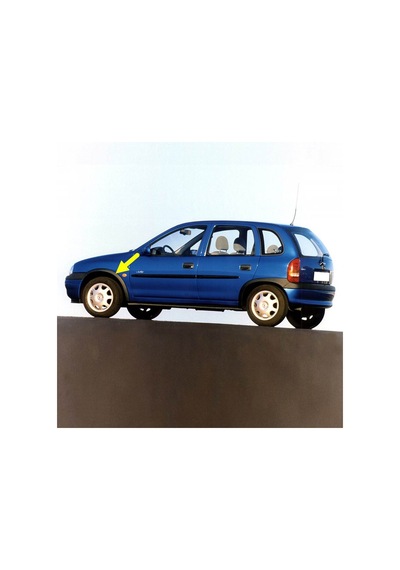 Opel Corsa B 1993-2000 Sol Ön Çamurluk Ağzı Plastik Dodik 1101863