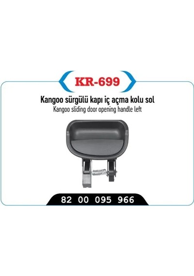 Sürgülu Kapı Kolu Sol Iç Kangoo 1