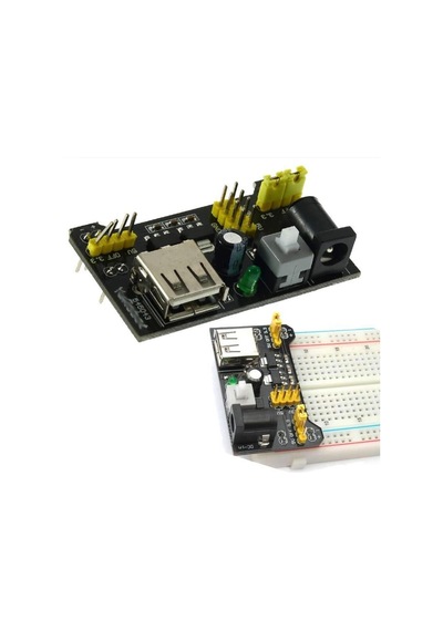 Robotik Kodlama Arduino Temel Seviye Elektronik Başlangıç Seti - Kutulu Mb-102 Breadboard Güç Kartı Ve Adaptörlü