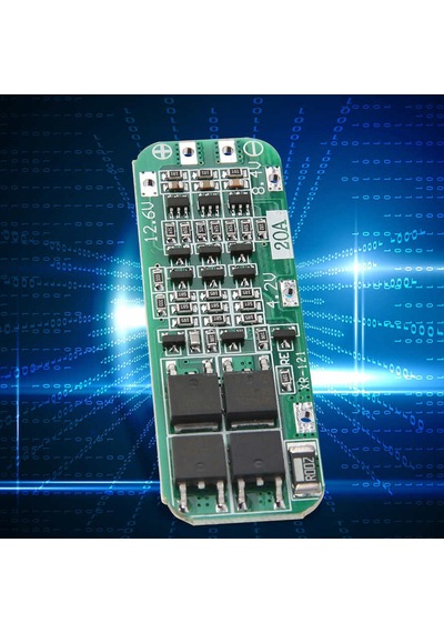 3s 12.6v 20a Lipo Hücre Bms Otomatik Kurtarma Lityum Pil Koruma Kartı