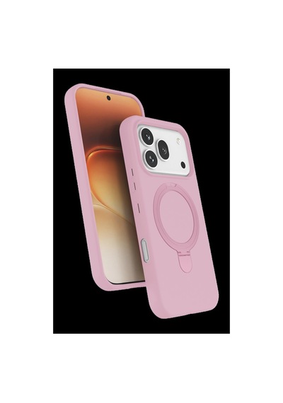 Huawei Honor 600 Regal Magsafe Standlı Kapak - Açık Pembe İtdark57785