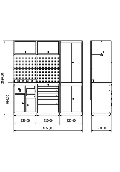 MT-1002 Modüler Çalışma Tezgahı