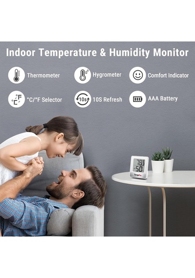 Tr Thermopro Tp49 Mini Dijital Nem Ölçer Ve Termometre
