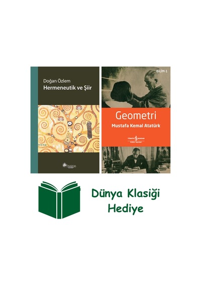 Hermeneutik Ve Şiir + Geometri + Dünya Klasiği Hediye