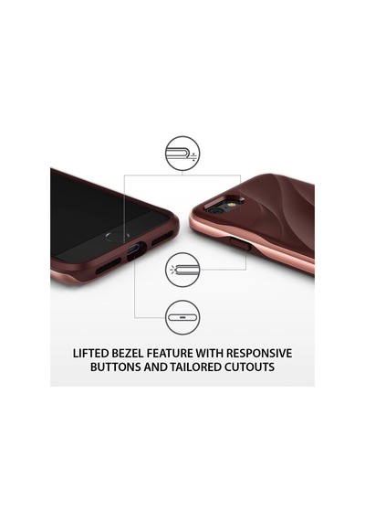 Ringke Wave Apple Uyumlu iPhone 7/8 İle Kılıf Rose Blush