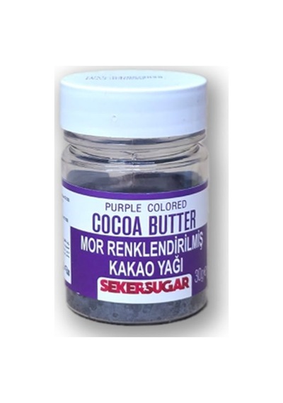 Şeker Sugar Renklendirilmiş Kakao Yağı 30gr Mor Diğer