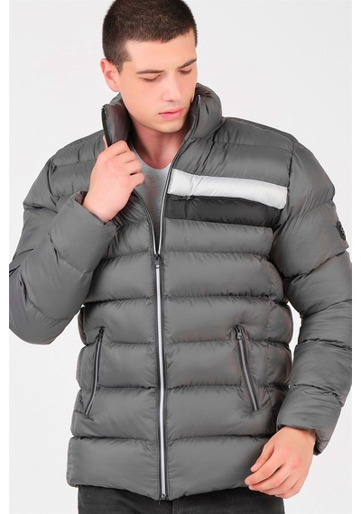 M8650 Dewberry Erkek Puffer Mont-antrasit Antrasit