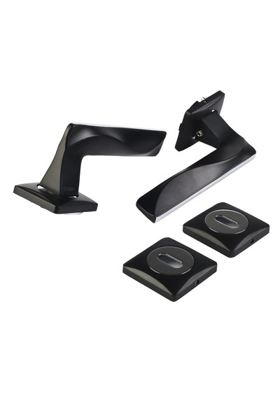 Ventus 4004.Ob.Mb.Cp Kapı Kolu Oda Tipi Mat Siyah - Krom Metal