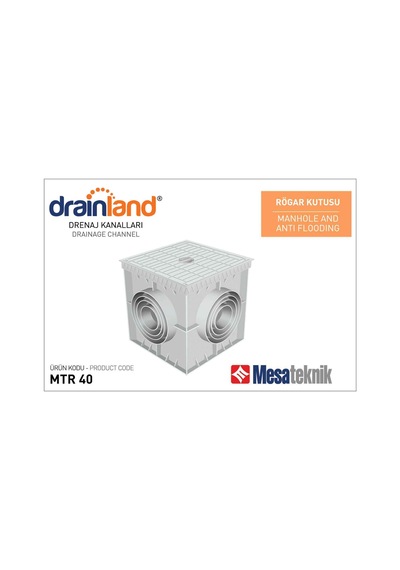 Mesateknik 40X40Cm Plastik Rögar Logar Menhol Kutusu Mtr40
