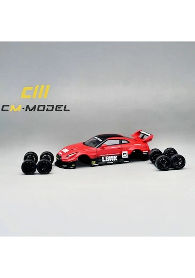 Cm Model 1/64 Nissan 35gtrr Lbwk Super Silhouette Finished Product