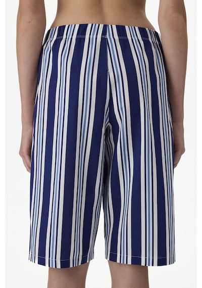 Penti Lacivert Vacation Striped Şort Pijama Altı