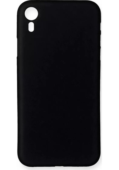 Newface Apple Uyumlu iPhone Xr Kılıf Pp Ultra İnce Kapak - Siyah Resimdeki