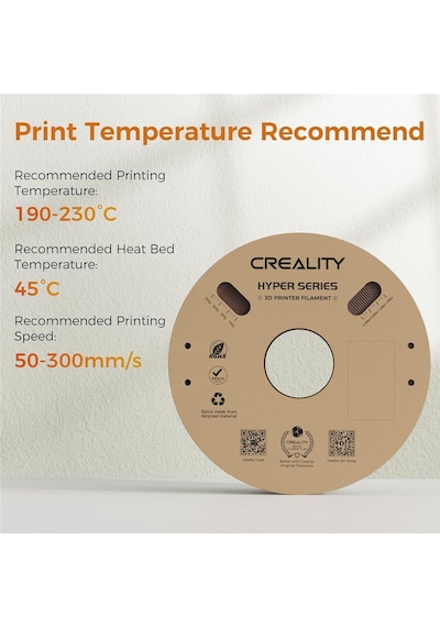 Creality Hyper Pla-cf Carbon Fiber Filament 1kg - Ochre - Urhanshop Gönderimli