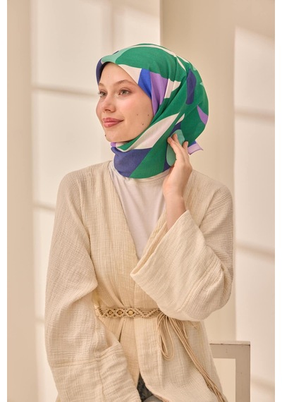 Silk Home Aura Eşarp 140001-16 Yeşil, Lila, Mint, Mor,beyaz, Lacivert