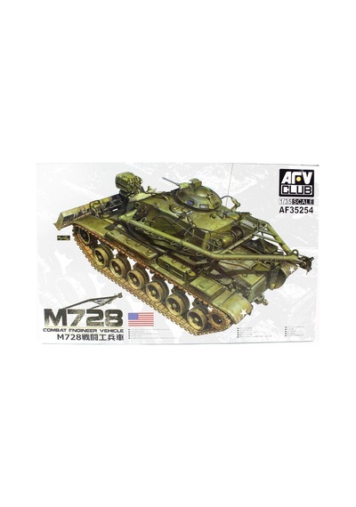 Afv Club Af35254 1/35 Ölçek, M728 Kurtarıcı Tankı, Plastik Model Kiti-51350