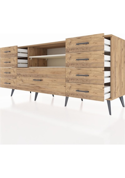 Hyperion Konsol 2 Raflı 9 Çekmeceli 176x44x83 Çam-aytaşı/çam Aytaşı/çam Hyperion Konsol 2 Raflı 9 Çekmeceli 176x44x83 Çam-aytaşı/çam Aytaşı/çam