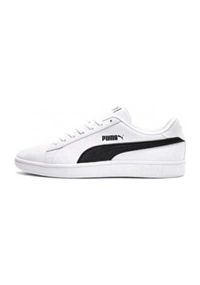Puma Smash V2 Buck Unisex Spor Ayakkabı Beyaz Siyah