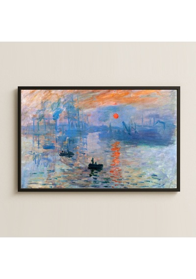 Monet Gün Doğumu İzlenim Uv Baskı Pvc Tablo