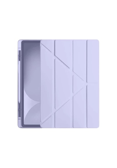 Mey İthalat Apple iPad Pro 11 2024 Kılıf Kalemlikli Hugo Tablet Kılıfı - Lila