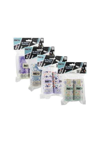 İbico İ21-045 Pratik Tüy Toplayıcı Yedek Rulo Bant 2 Adet Yedek 2x60 Yaprak Bandı Pet Shop - 12'li Paket