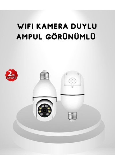 Akıllı Duylu 360 Güvenlik Kamerası Ptz Özellikli Uzaktan Kontrollü Akıllı Kamera