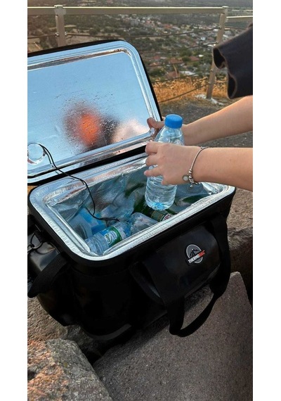 Thermobag 19 Litre Termal Soğutucu Çanta Dijital Derece Göstergeli Siyah