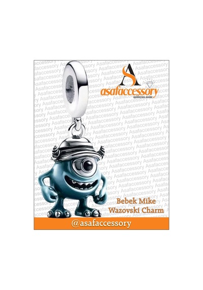 Bebek Mike Wazovski Charm Asafaccessory Mavi