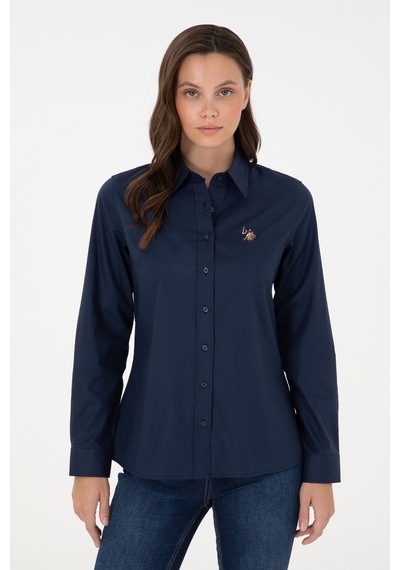 U.s. Polo Assn. Kadın Lacivert Gömlek Basic 50295710-vr033 Lacivert