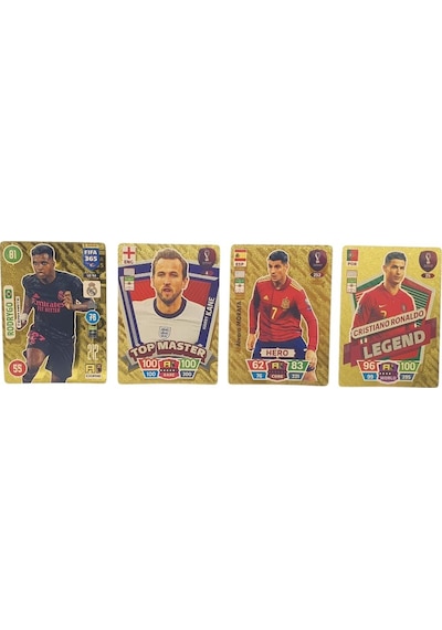 Futbolcu Kartları - Plastik Gold Kart - World Player - Zqj55