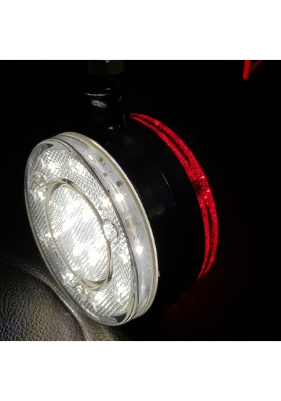 Ayna Altı Küpe Lamba 12-24 Volt Kırmızı Beyaz 2 Adet N11.1449