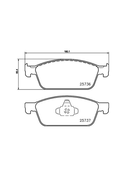 QCB QCB4226 Ön Balata Connect 13- 1,6Eco-1,6TDCIfocus III 12- 2,0Stkuga II 13- 2,0TDCIecoboost 13-4×4-2,0TDCI