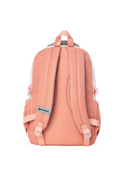 Colorful Carlos Sırt Çantası Pudra Pembe - Laptop Bölmeli Okul Çantası İlkokul - Ortaokul - Lise Pudra Pembe