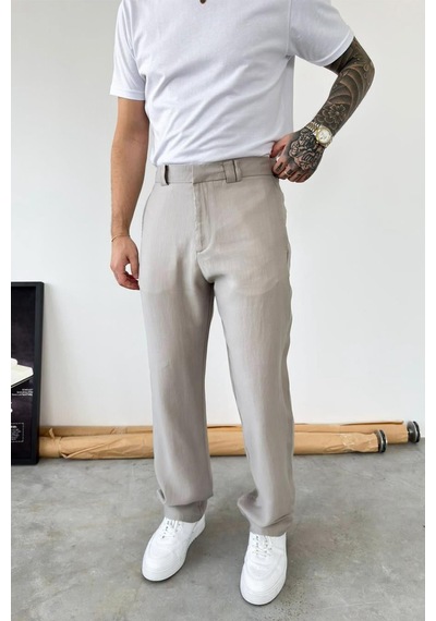 Taş Modal Kumaş Baggy Pantolon